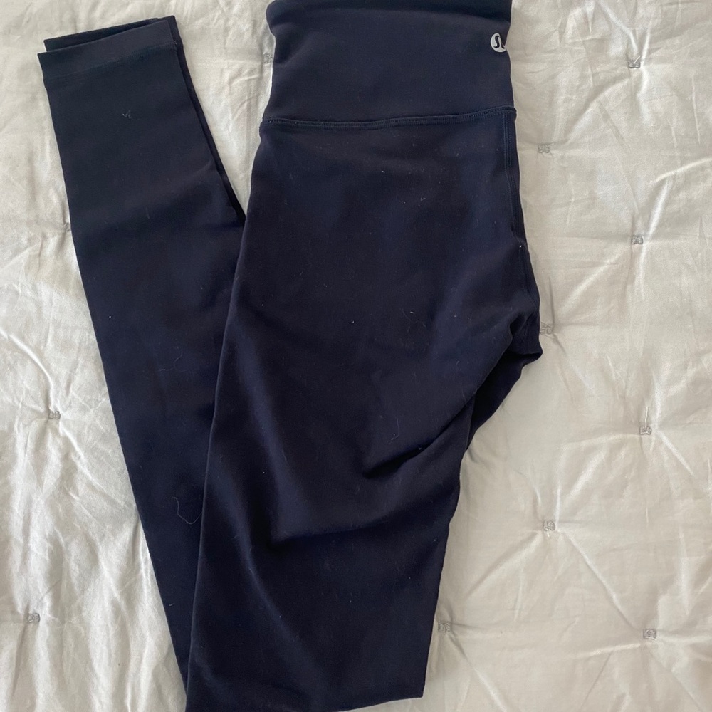Navy Full-length Lululemon Leggings